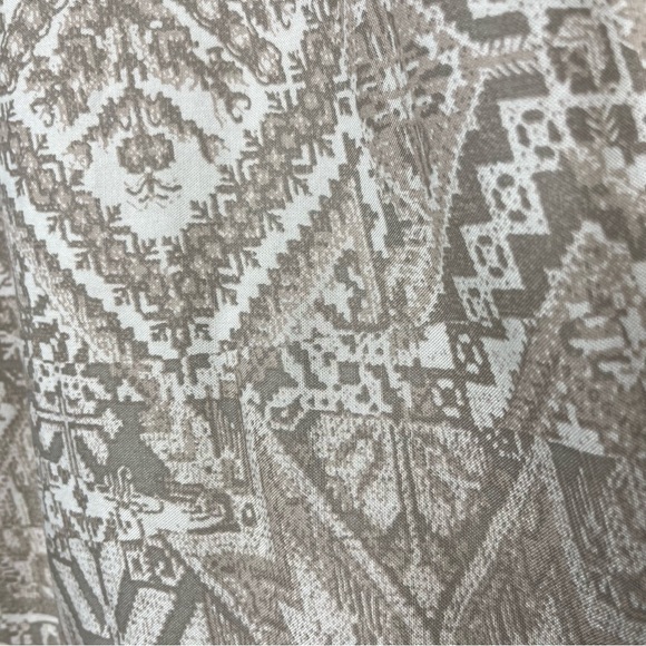 Panhandle Women Top Medium Peasant Boho Cottage Southwestern Scoop Neck Tan - Picture 9 of 11